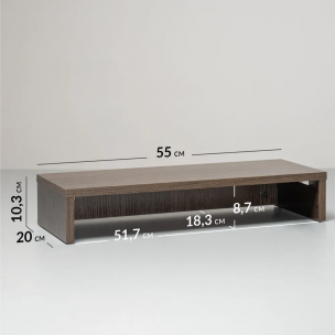 Подставка под монитор на стол Mobi Роксет 16.574 Венге