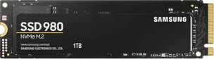 SSD накопитель Samsung 980 MZ-V8V1T0BW 1ТБ, M.2 2280, PCIe 3.0 x4, NVMe, M.2