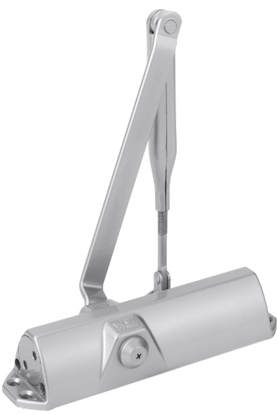 Доводчик дверной TS-68 две скорости, вес двери до 90кг (серебро)