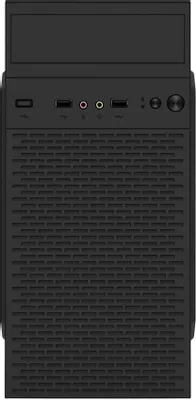 Корпус  Digma DCC-MN305 черный без БП mATX 1x80mm 1x120mm 2xUSB2.0 1xUSB3.0 audio