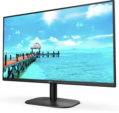 Монитор 27&amp;quot; AOC 27B2AM черный (1920x1080, VA, 75hz, 4ms, 250cd, 4000:1, D-Sub, HDMI, Speakers)