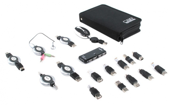 Комплект переходников + мышь CBR &amp;lt;CT09&amp;gt; Travel Computer Cable Maxi