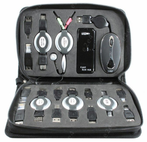 Комплект переходников + мышь CBR <CT09> Travel Computer Cable Maxi