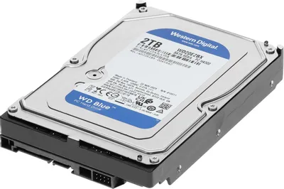 Жесткий диск WD Blue WD20EZBX, 2ТБ, HDD, SATA III, 3.5&amp;quot;