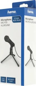 Микрофон HAMA MIC-P35 Allround, черный [00139905]