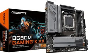 Материнская плата GIGABYTE B650M GAMING X AX (RTL) AM5 &amp;lt;B650&amp;gt; PCI-E HDMI+2xDP 2.5GbLAN+WiFi SATA RAID MicroATX 4DDR5