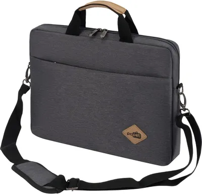 Сумка для ноутбука PC Pet PCP15A3GY 15.6&amp;quot; темно-серый полиэстер