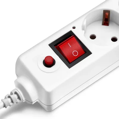 Сетевой фильтр Buro 500SH-5-W, 5м, белый