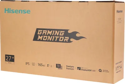 Монитор 27&amp;quot;  Hisense 27G7H темно-серый (2560x1440, 170Hz, IPS, Mini-LED, 1мс, 1000:1, 600cd HDMI, DP, Pivot)