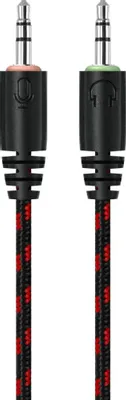 Гарнитура Defender Scrapper 500, для компьютера и игровых консолей, накладные, проводные, черный / красный [64500]