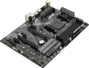 Материнская плата ASRock B450 PRO4 R2.0 (RTL) AM4 &amp;lt;B450&amp;gt; 2xPCI-E Dsub+HDMI+DP GbLAN SATA ATX 4DDR4