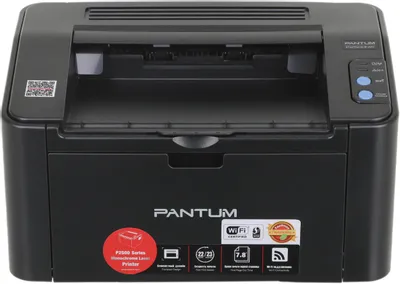 Принтер лазерный PANTUM P2500NW А4, 22 стр/мин, 15000 стр/мес, сетевая карта, Wi-Fi