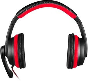 Гарнитура игровая Sven AP-G112MV, для компьютера и игровых консолей, накладные, проводные, черный / красный [sv-020859]