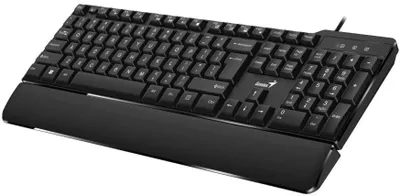 Клавиатура Genius Smart KB-100XP, USB Black классическая раскладная, SmartGenius, влагоустойчивая, клавиш 104, провод 1,5 м, USB 31310050402