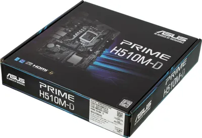 Материнская плата ASUS PRIME H510M-D, LGA 1200, Intel H510, mATX, Ret