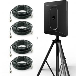 Усилитель сигнала Alientech Deimox + 2PCS Of 20M Coaxial Cable EU