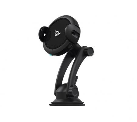 Автомобильная универсальная беспроводная зарядка Qcyber AUTOMATIC   стандарта Qi с сенсором автоматического захвата смартфона 5Вт, Различные крепления