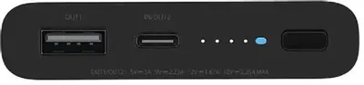 Внешний аккумулятор (Power Bank) Xiaomi 10W Wireless Power Bank черный 10000 мА*ч, 22.5 Вт, USB-A - 1 шт, USB-C - 1 шт, беспроводная зарядка  BHR5460GL