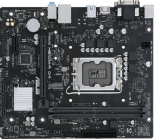 Материнская плата ASUS PRIME H610M-R D4-SI, LGA 1700, Intel H610, mATX, Ret (White Box)