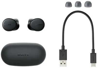 Наушники Sony WF-XB700, Bluetooth, вкладыши, черный [wfxb700b.e]