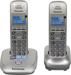 Радиотелефон Panasonic KX-TG2512RUN платиновый