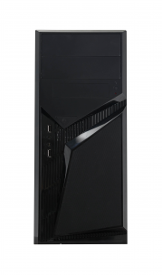 Корпус PowerCool S1007BK-E-450W (Midi Tower, Black, БП ATX 450Вт 120mm,24+8pin,6pin vga, 3*sata, 2*hdd + Буритто