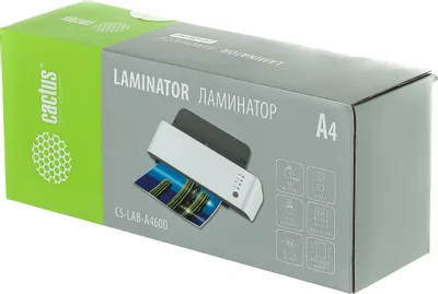 Ламинатор Cactus CS-LAB-A4600 белый A4 (80-125мкм) 60см/мин (2вал.) лам.фото