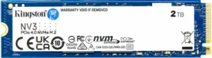 SSD накопитель 2 Tb Kingston NV3 M.2(22x80mm), NVMe, PCIe 4.0 x4, 3D TLC SNV3S/2000G