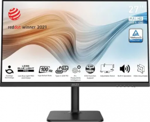 Монитор 27&amp;quot;  MSI Modern MD272XP черный (1920x1080, 100Hz, IPS, 4ms, 1000:1, 300cd, HDMI, DisplayPort, Speakers, Pivot) 9S6-3PB19H-232