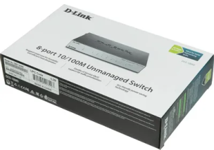 Коммутатор D-Link DES-1008D  Fast E-net  Switch  8-port  (8UTP 10/100Mbps)