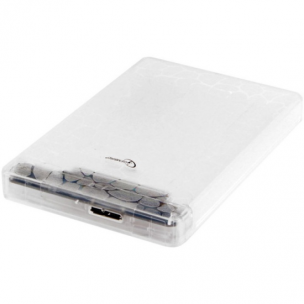 Внешний корпус для HDD Gembird EE2-U3S-32P Внешний корпус 2.5&quot; прозрачный, USB 3.0, SATA, пластик