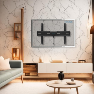 Кронштейн для телевизора Kromax Ultra Slim-100 черный 32&amp;quot;-90&amp;quot; макс.55кг настенный фиксированный