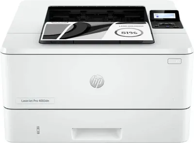 Принтер лазерный HP LaserJet Pro 4003dn черно-белая печать, A4, цвет белый [2z609a] (A4, 40 стр/мин, 256Mb, LCD, USB2.0, сетевой, двусторонняя печать)