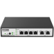 Коммутатор D-Link DES-1100-06MP Управляемый  (4UTP 10/100Mbps PoE + 2UTP 10/100/1000Mbps)
