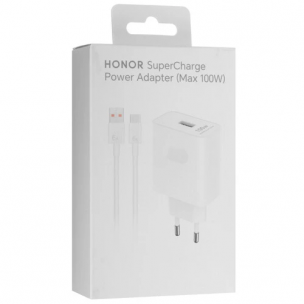 Сетевое зарядное устройство HONOR SuperCharge Power Adapter 100W белый