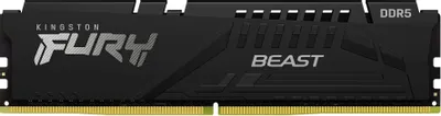 Оперативная память 32GB Kingston 5200MT/s DDR5 CL40 DIMM FURY Beast Black XMP KF552C40BB-32
