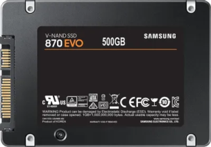 SSD накопитель Samsung 870 EVO MZ-77E500B/KR 500ГБ, 2.5&quot;, SATA III, SATA