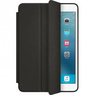 Чехол Apple iPad mini Smart Case, Black (черный) (книжка, анилиновая кожа)