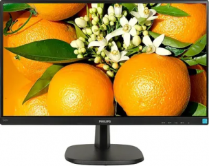 Монитор 23.8" PHILIPS 243V7QDSB/01 (1920x1080, IPS, 5 мс, 10M:1, 250 кд/м2,  D-Sub, DVI, HDMI)