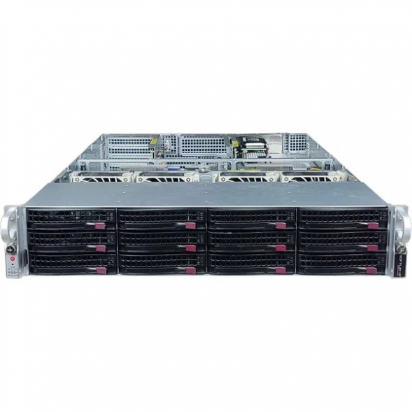 Платформа Supermicro 829U (2хE5-2680 v4, 2х16 Gb REG, 9361-8i) + рельсы