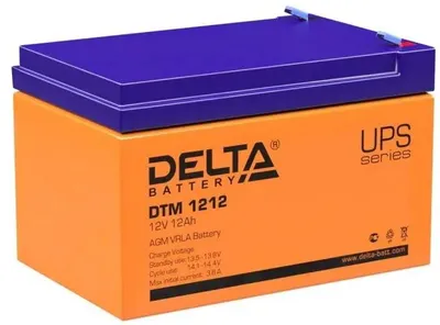 Аккумуляторная батарея для ИБП Delta DTM 1212 (12V, 12Ah)  для UPS