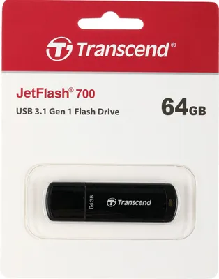 Флешка USB 64Gb Transcend JetFlash 700 USB3.0 &amp;lt;TS64GJF700&amp;gt;