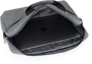Сумка для ноутбука 14.5" PC PET PCP14A2GY, серый/черный