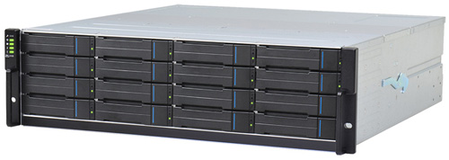 СХД Infortrend EonStor GSe Pro 3000 2U/8bay Single controller ,4x1G iSCSI,1xUSB 3.0,2xhost board,1x4GB,2x(PSU+FAN),8xSATA SFF/LFF,1xRM kit GSEP300800RPC-8