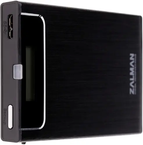 Внешний бокс Zalman &amp;lt; ZM-VE350 Black &amp;gt; (2.5&amp;quot;SATA HDD, USB3.0, Al, эмулятор CD 