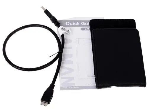 Внешний бокс Zalman &amp;lt; ZM-VE350 Black &amp;gt; (2.5&amp;quot;SATA HDD, USB3.0, Al, эмулятор CD 