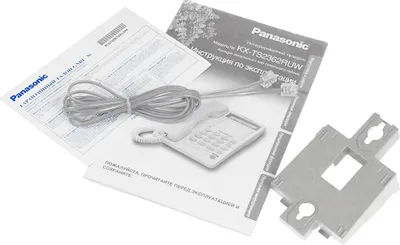 Проводной телефон Panasonic KX-TS2362RUW &amp;lt;White&amp;gt;