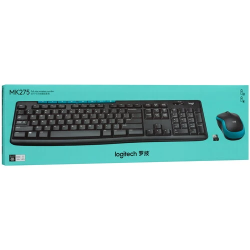 Клавиатура+мышь беспроводная Logitech Wireless Combo MK275 черный