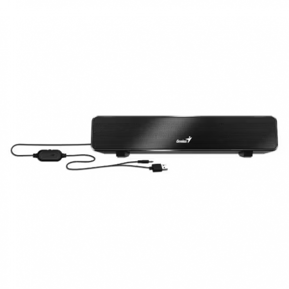 Мини саундбар Genius SoundBar 100. Выходная мощность 6Вт. Тип подключения: USB. 31730024400