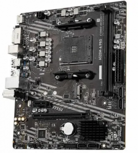 Материнская плата MSI A520M-A PRO (RTL) AM4 &amp;lt;A520&amp;gt; PCI-E DVI+HDMI GbLAN SATA Micro ATX 2DDR4